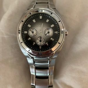 Men’s Black and White Fossil Watch